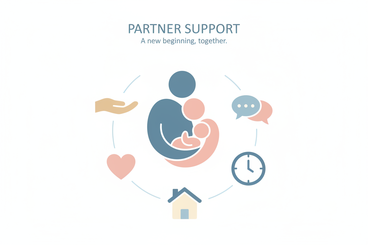 Partner Support Tips: How to Show Up for Your Partner After Birth