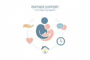 Partner Support Tips: How to Show Up for Your Partner After Birth