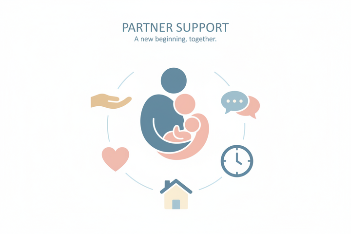 Partner Support Tips: How to Show Up for Your Partner After Birth