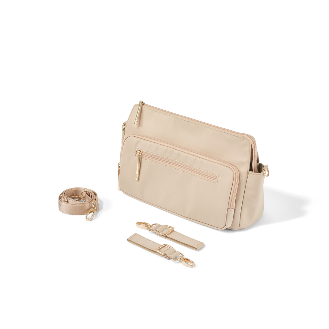Multitasker Pram Caddy 2.0 - Beige Nylon