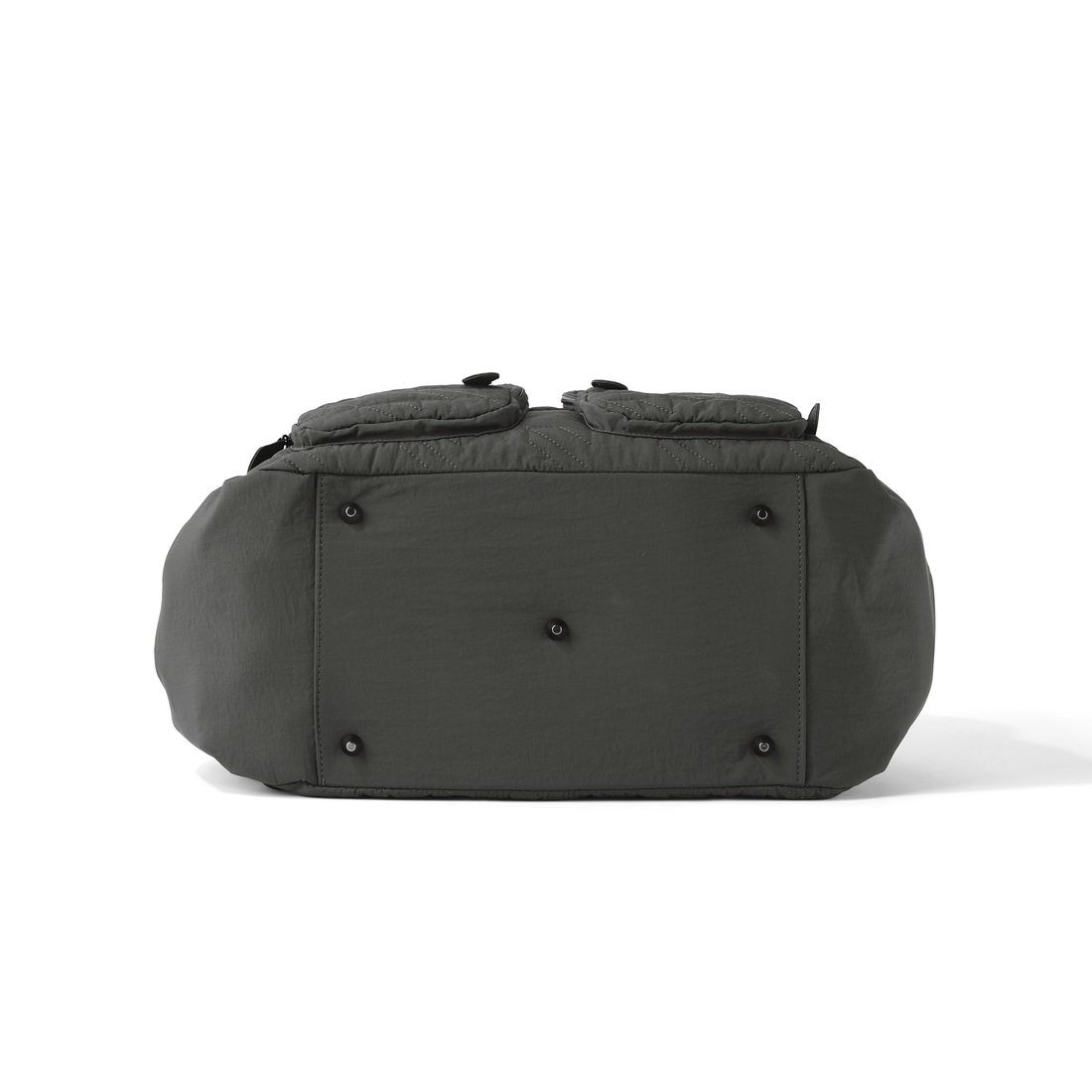 Carry All Nappy Bag - Olive Houndstooth Quilt