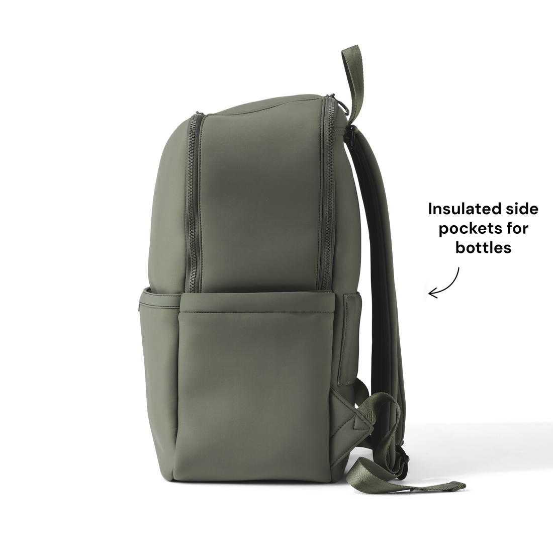 Multitasker Mother's Nappy Backpack - Sage Neoprene - Postpartum Care Australia