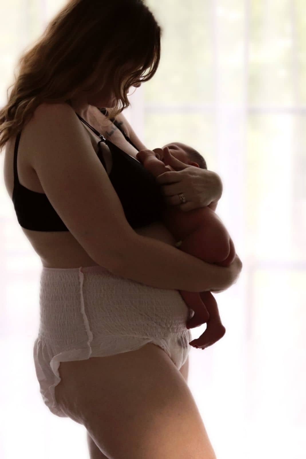 Disposable Postpartum Underwear: One Pack (8 Pairs) / Large (12-14)