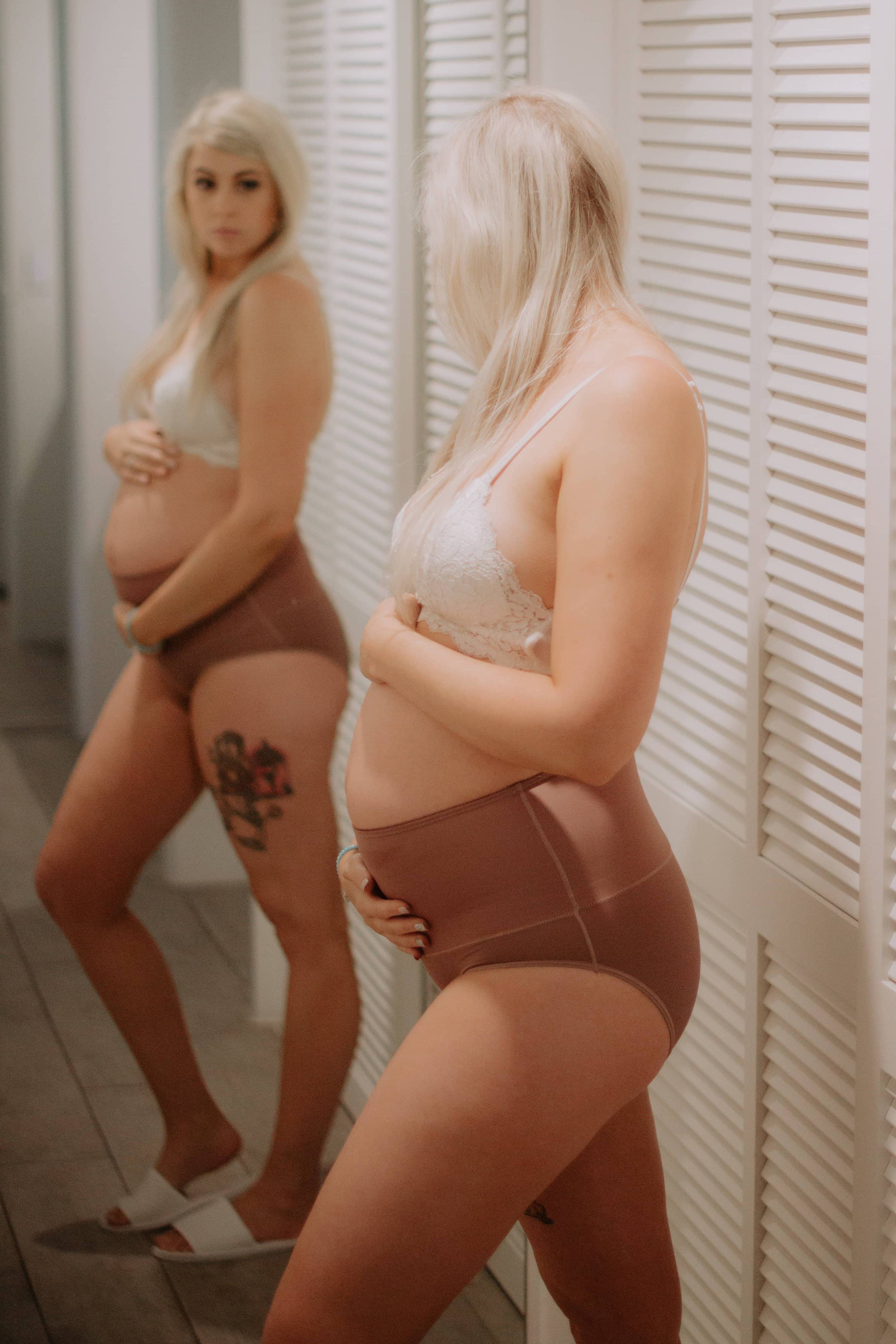 Postpartum Recovery Underwear: Black / 14