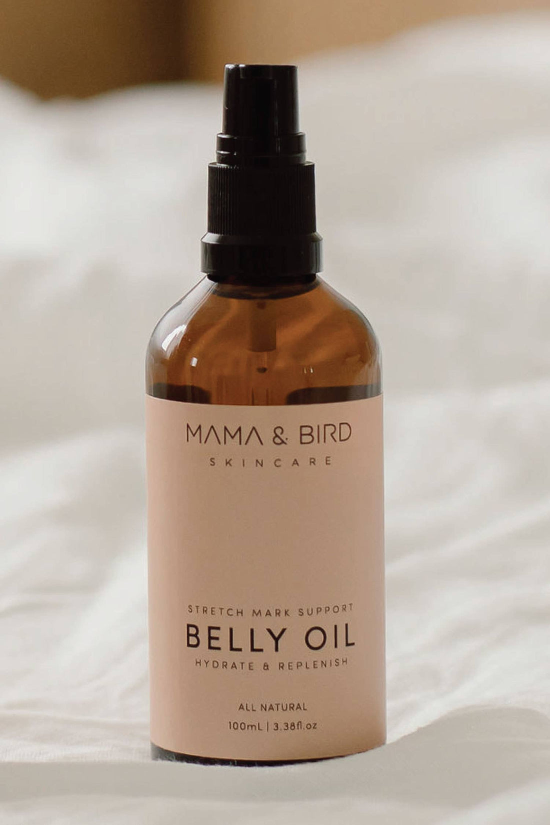 Belly Oil -100ml Body Moisturiser | Postpartum Stretch Mark Reduction | Nourish