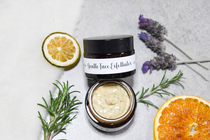 Gentle Face Exfoliator | Postpartum Care Face Scrub