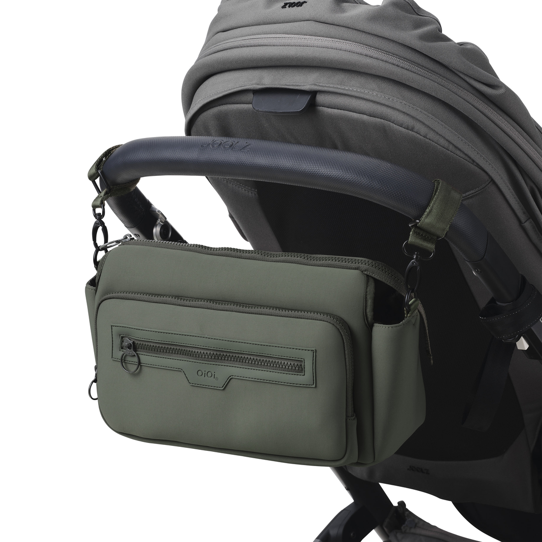 Multitasker Pram Caddy 2.0 - Sage Neoprene | For Mums & Dads