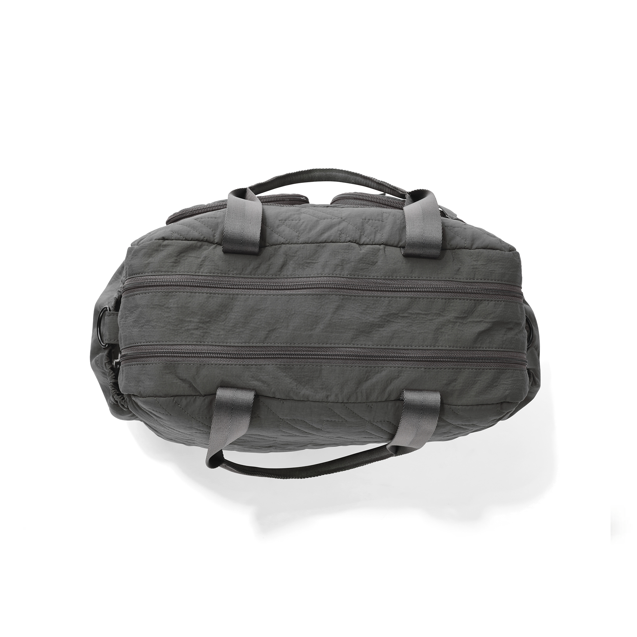 Carry All Nappy Bag - Olive Houndstooth Quilt