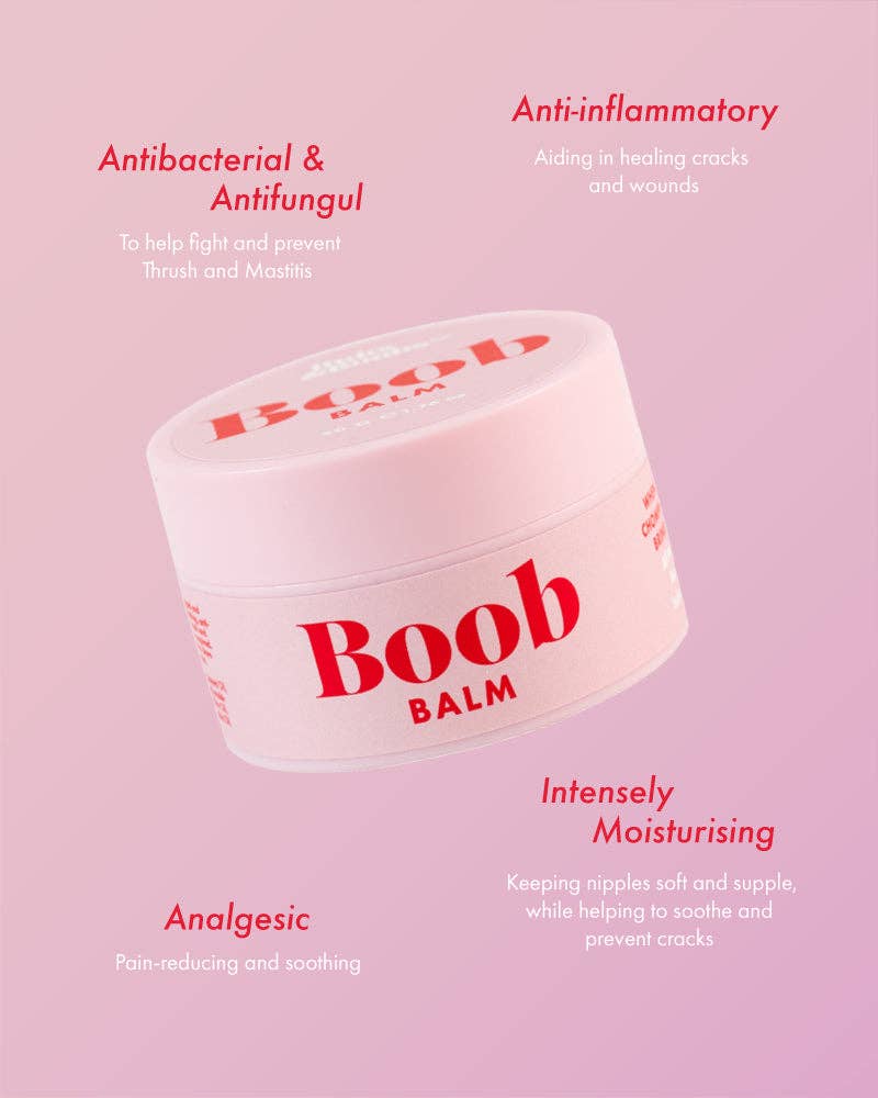 Boob Balm - Postpartum Nipple Care: All-Natural Vegan Nipple Cream
