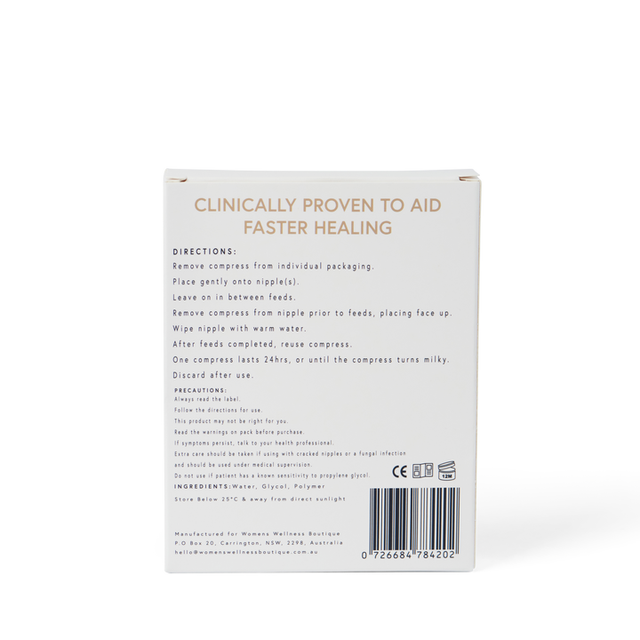 Hydronips - Hydrogel Compresses for Breastfeeding Nipples - Postpartum Care